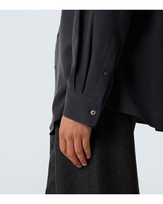 Camisa Briar De Seda The Row de hombre de color Blue