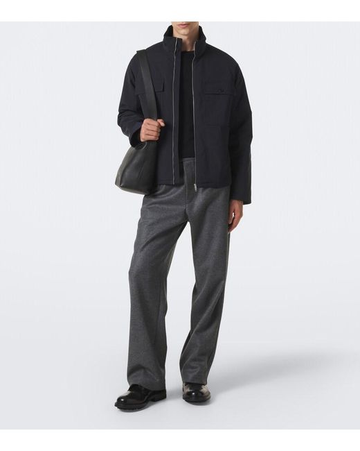 Jil Sander Blue Technical Jacket for men