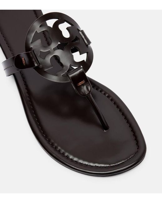 Tory Burch White Sandalen Miller Aus Leder