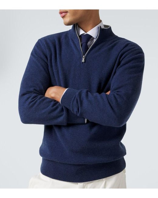 Pullover di Eleventy in Blue da Uomo