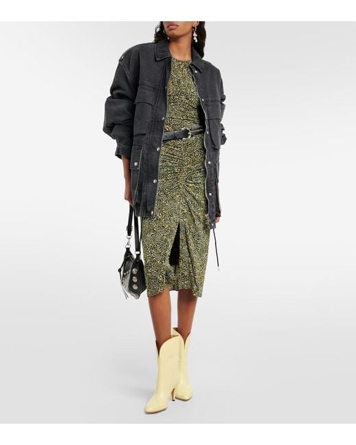 Isabel Marant Metallic Dytho Leather Ankle Boots