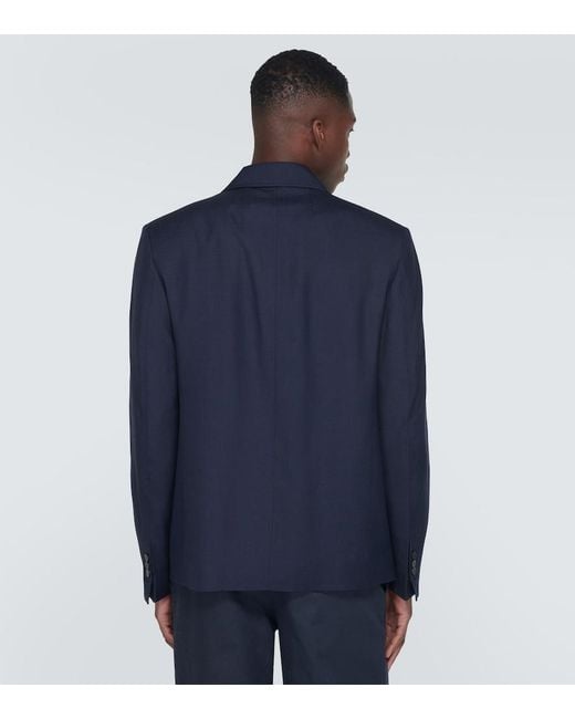 Jacquemus Blue La Veste Cabri Blazer for men