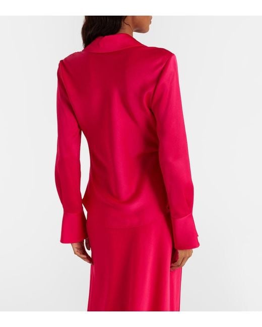 Top Symone di Jonathan Simkhai in Red