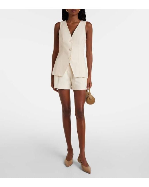 Gilet Avalina di Veronica Beard in Natural