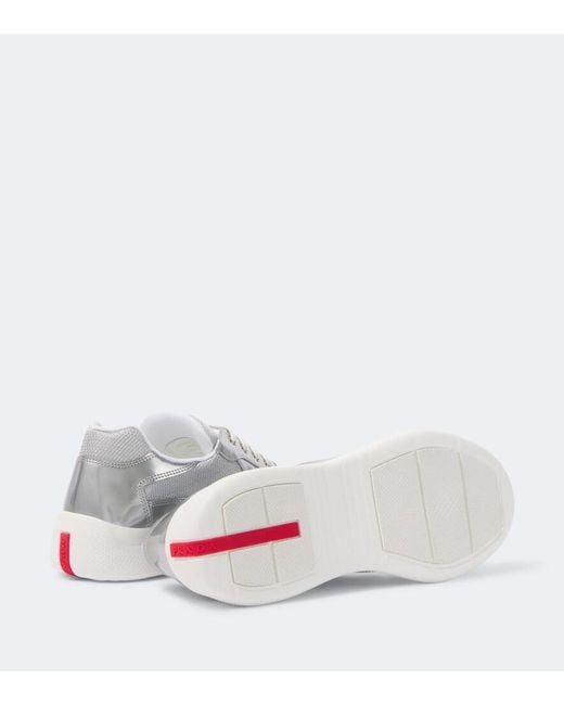Prada White America's Cup Sneakers for men