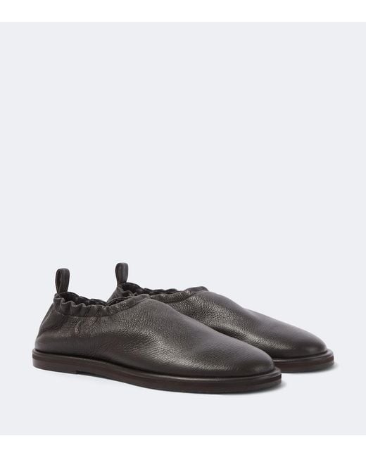 Studio Nicholson Brown Korine Leather Slip-On Shoes for men