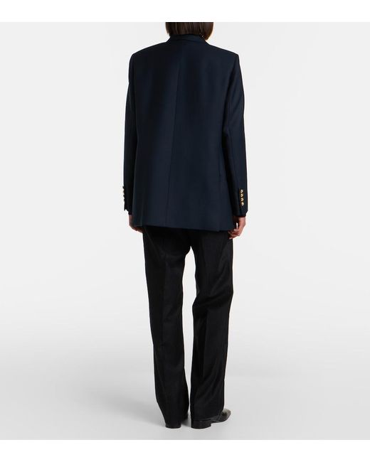 Blazé Milano Black Fox Wool Straight Pants