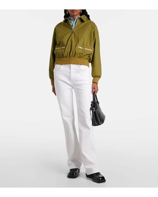 Citizens of Humanity White Lilah High-Rise Bootcut Jeans