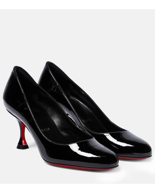 Christian Louboutin Black Stella Patent Leather Pumps