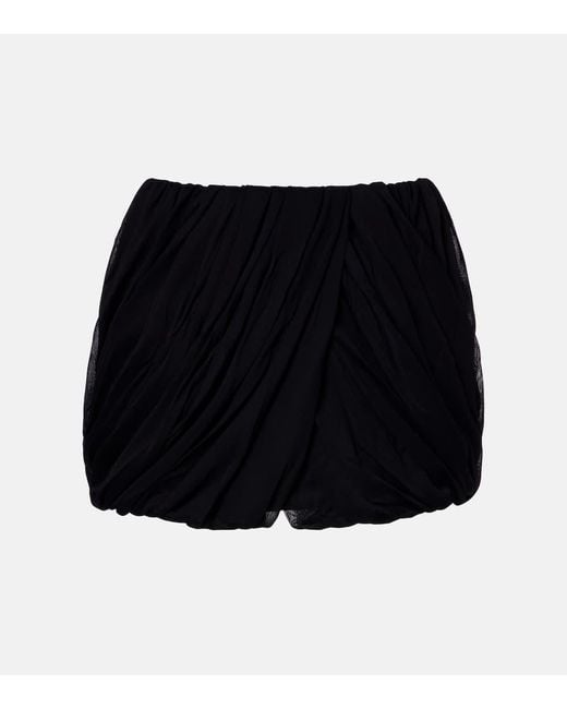 Isabel Marant Black Ambrine Gathered Skirt