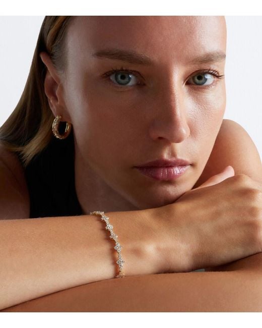 Anita Ko White Vivi 18Kt Tennis Bracelet With Diamonds