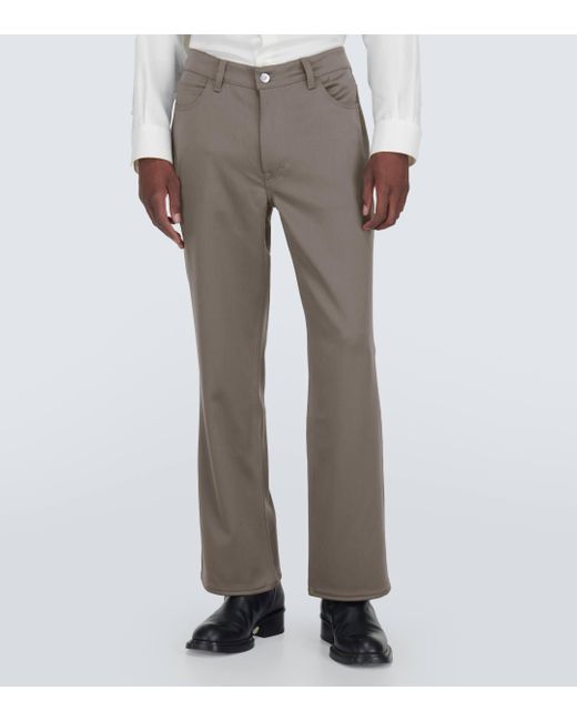 Our Legacy Gray Flared Wool Pants for men