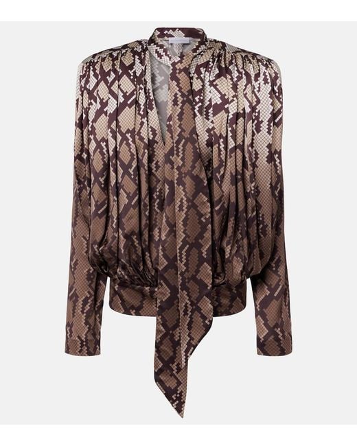 Stella McCartney Brown Printed Top