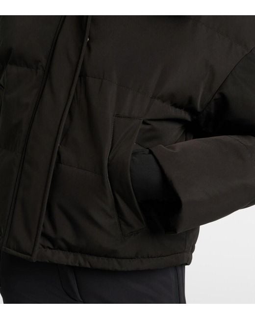 Yves Salomon Black Doudoune 60Cm Ski Jacket