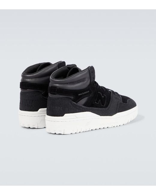 Junya Watanabe Black X New Balance 650 Suede Sneakers for men