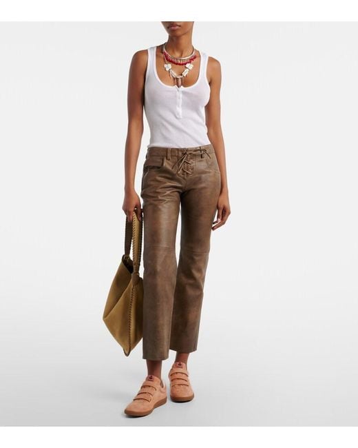 Isabel Marant Brown Beth Suede Sneakers