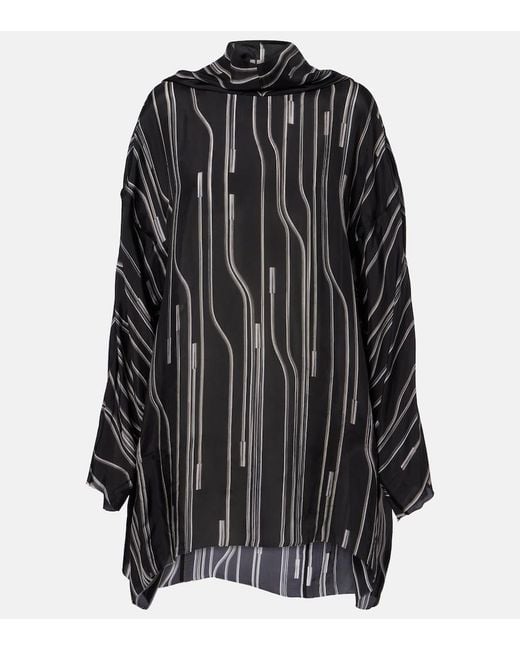Rick Owens Black Printed Tunic