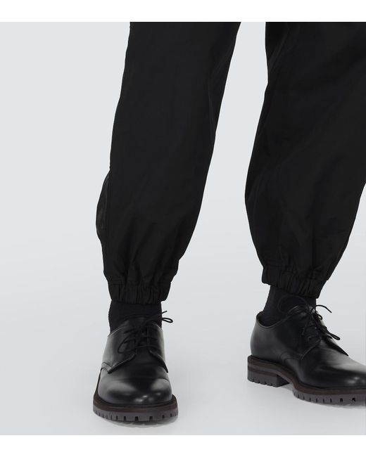 Junya Watanabe Black Wide-Leg Sweatpants for men