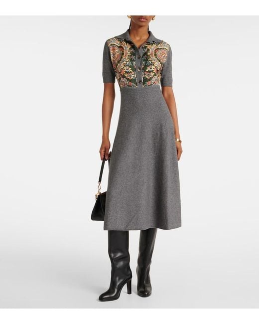 Robe Polo Etro en coloris Gray