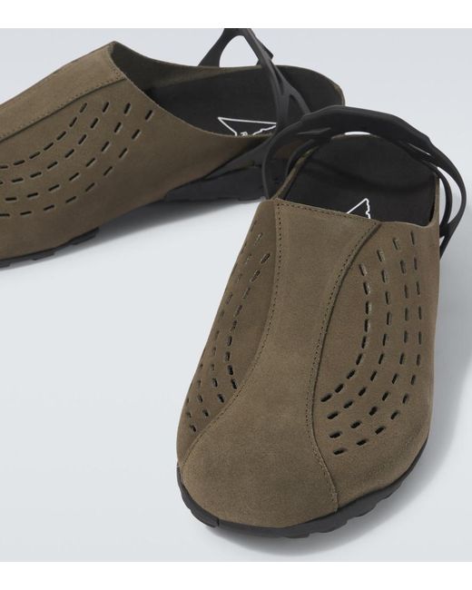 Roa Brown Fedaia Leather Mules for men