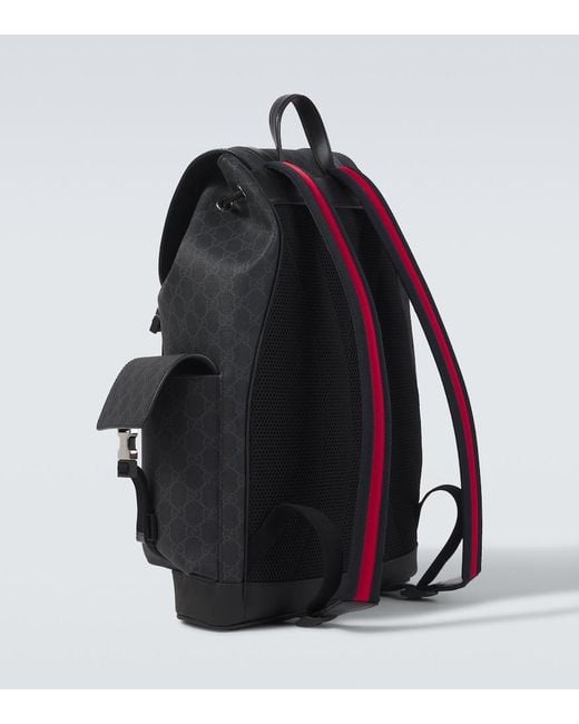 Zaino Gg Misura Grande di Gucci in Black da Uomo