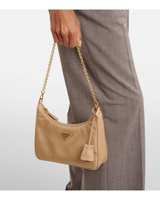 Prada Natural Re-Edition 2005 Re-Nylon Shoulder Bag