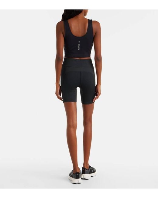 X On Sujetador Deportivo Acanalado Loewe de color Blue
