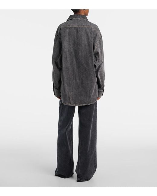 Stella McCartney Black Denim Shirt
