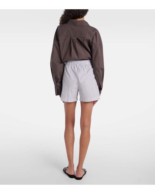 Short Raye En Coton The Attico en coloris Purple
