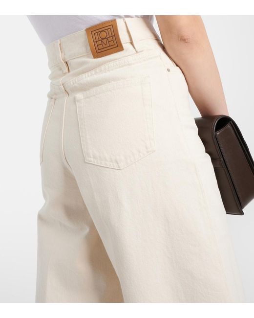 Totême Natural High-Rise Wide-Leg Jeans