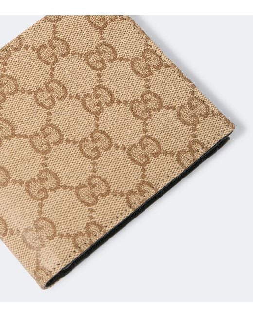 Gucci Natural Essence Classic Gg Canvas Wallet for men