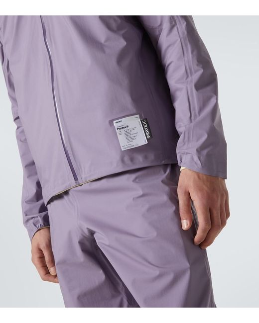 Satisfy Purple Pertex 3L Fly Raincoat for men