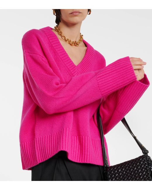 Pull Aletta en cachemire Lisa Yang en coloris Pink