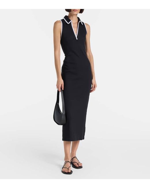 Vestido Darien En Mezcla De Algodon Veronica Beard de color Black