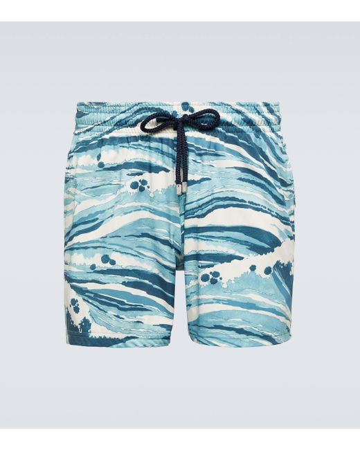 Vilebrequin Blue 1ocean Swim Trunks for men
