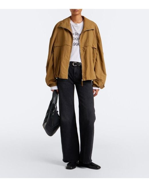 Citizens of Humanity Black Nora Wide-Leg Jeans