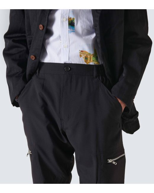 Pantalon chino raccourci Comme des Garçons pour homme en coloris Black