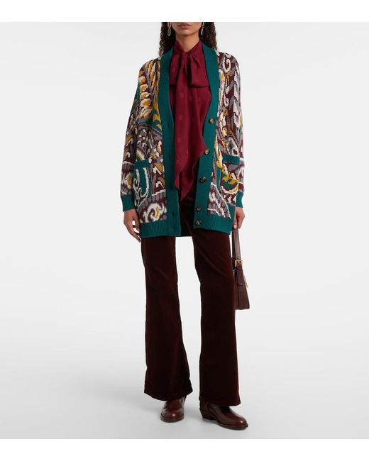 Citizens of Humanity Purple Kimberly Cotton Corduroy Flared Pants