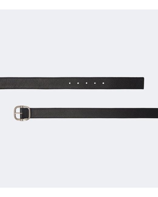 Loewe Black Loop Reversible Leather Belt for men
