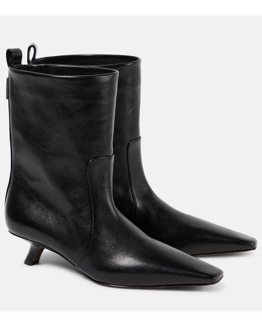 Brunello Cucinelli Black 'Precious Detail' Ankle Boots