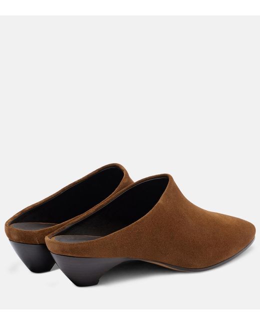 Le Monde Beryl Brown Allegra Suede Mules