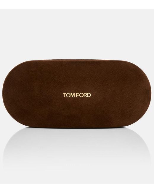 Tom Ford Brown Rosco Aviator Sunglasses