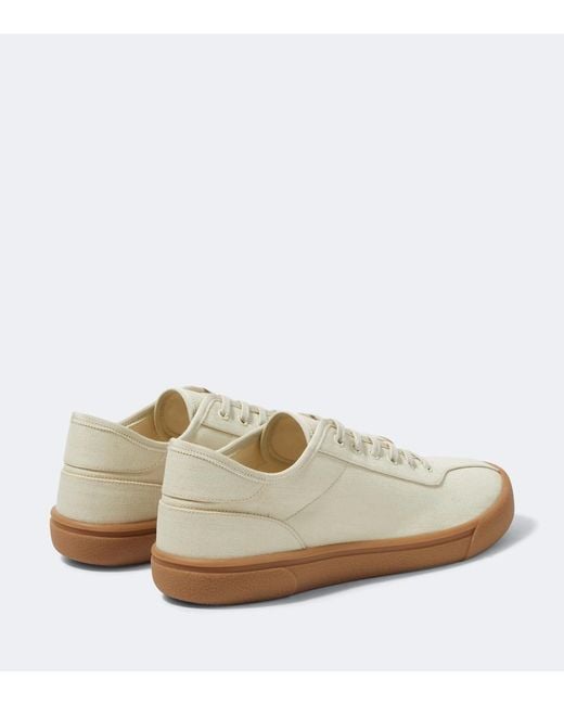 The Row White Canvas Sneakers for men