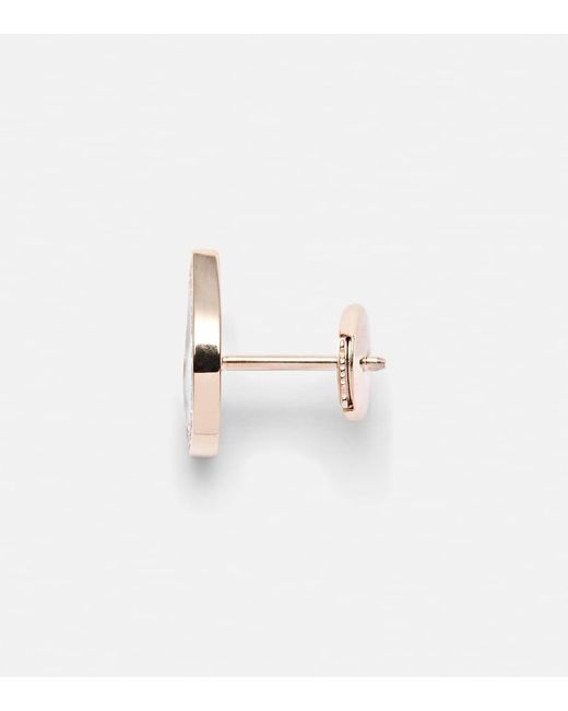 Repossi Multicolor Antifer 18Kt Rose Single Earring With Onyx And Diamonds