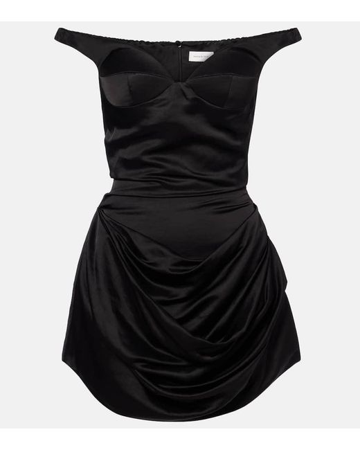 Abito Corto Off-Shoulder di Magda Butrym in Black