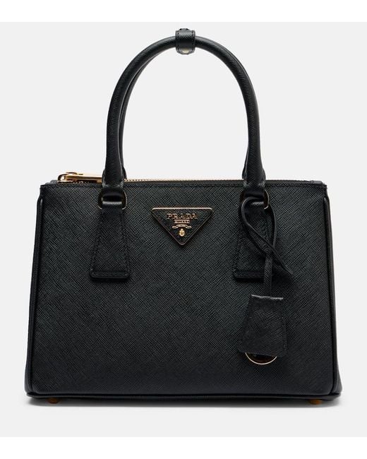 Prada Black Kleine Tasche Galleria Schwarz