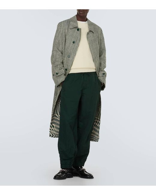 Burberry Weite Hose in Green für Herren