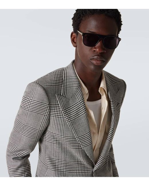Tom Ford Blazer Shelton Aus Einem Wollgemisch in Gray für Herren