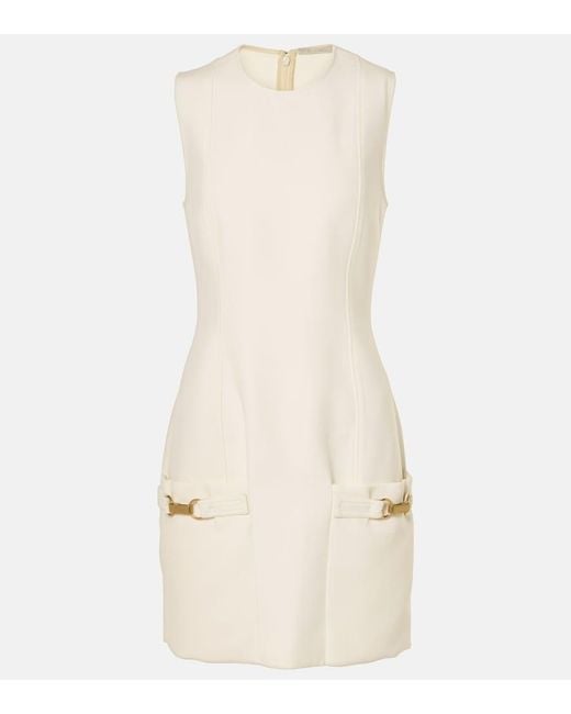 Stella McCartney Natural Crewneck Minidress
