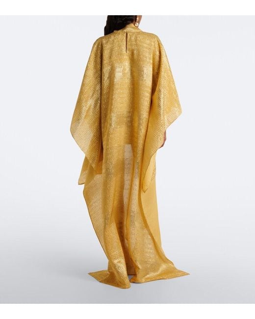 Taller Marmo Yellow Denver Sunrise Fil Coupe Kaftan